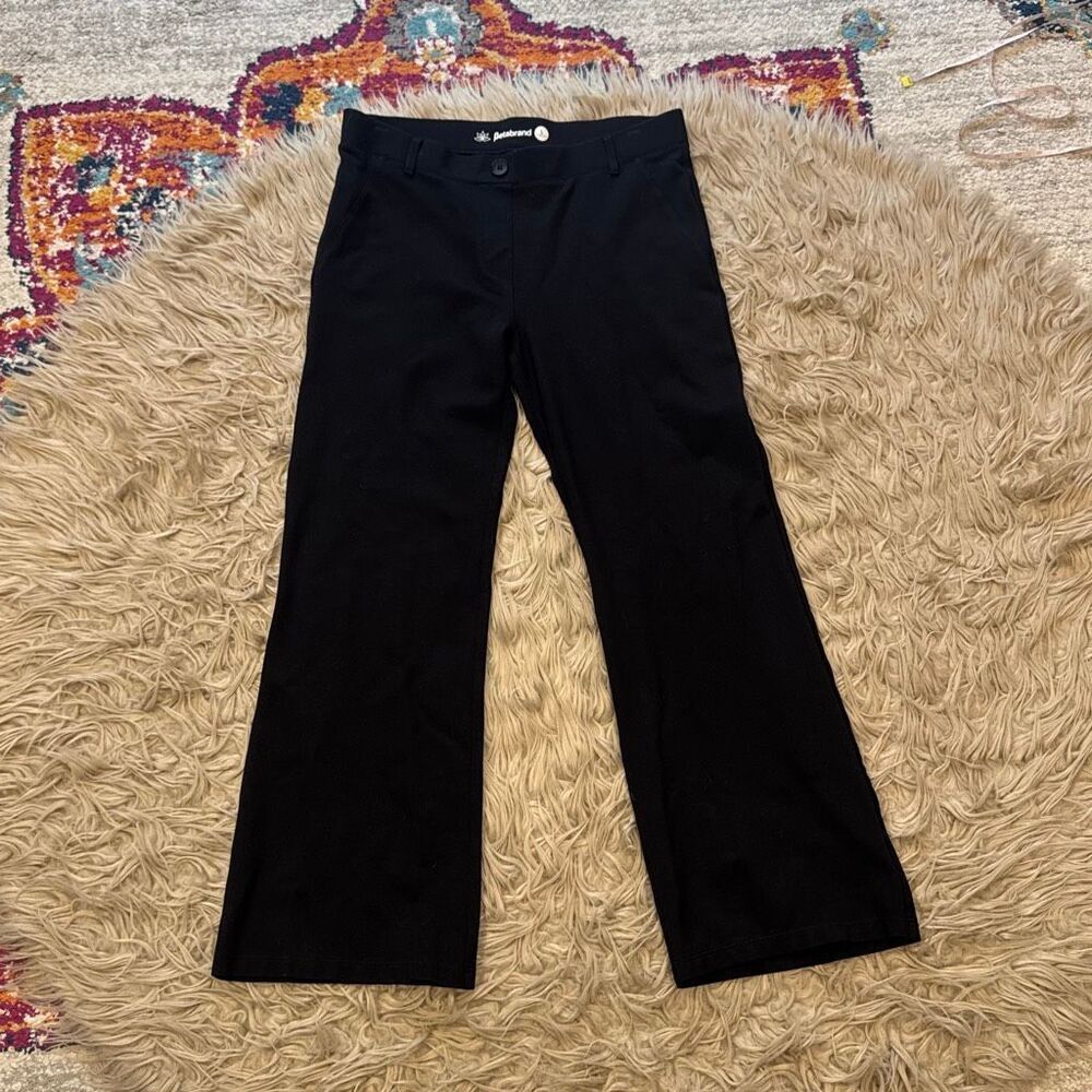 Betabrand black pants size large petite